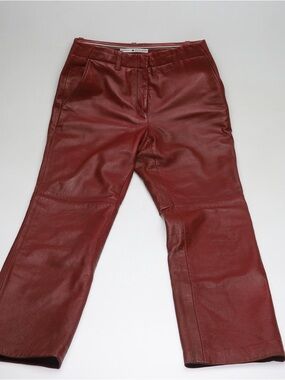 Size 10 Tommy Hilfiger leather pants